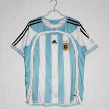 Retro Argentina Home  1:1 Quality Soccer Jersey  2006