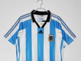 Retro  Argentina Home 1:1 Quality Soccer Jersey  1998