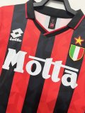 Retro AC Milan  Home 1:1 Quality Soccer Jersey  1993-1994