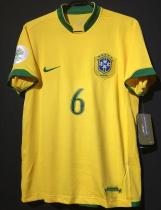 Retro Brazil Home  1:1 Quality Soccer Jersey  2006 (S-4XL)