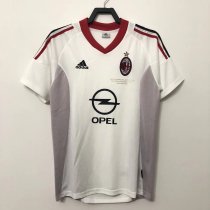Retro AC white away 1:1 Quality Soccer Jersey  2002-2003