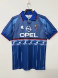 Retro AC Milan 4th Away  Blue  1:1 Quality Soccer Jersey  1995-1996