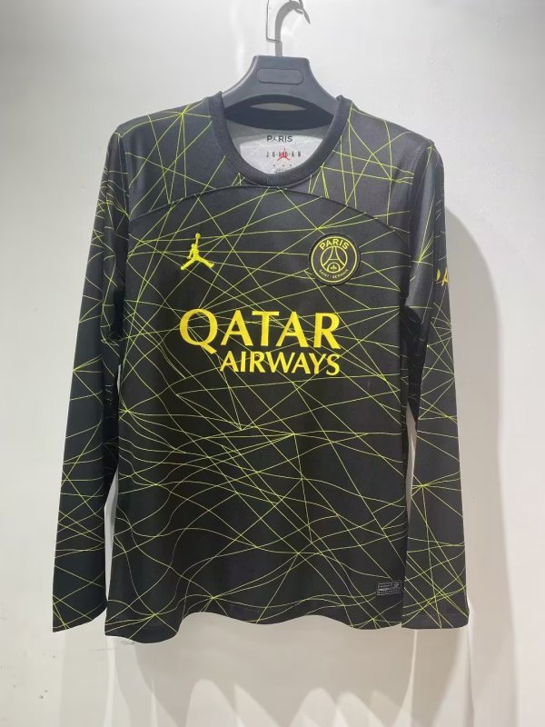 PSG Paris 3RD Away Long Sleeve  Fans 1:1 Quality Soccer Jersey    22-23