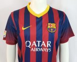 Retro Barcelona Home 1:1 Quality Soccer Jersey   2013-2014