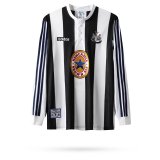 Retro Newcastle Home Long Sleeve Fans  1:1 Quality Soccer Jersey  1995-1997