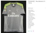 Retro Real madrid Away 1:1 Quality Soccer Jersey    2015-2016