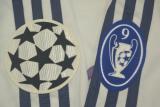 Retro Real Madrid Away  Long Sleeve  1:1 Quality Soccer Jersey  2006-2007