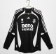 Retro Real Madrid Away  Long Sleeve  1:1 Quality Soccer Jersey  2006-2007