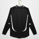 Retro Real Madrid Away  Long Sleeve  1:1 Quality Soccer Jersey  2006-2007