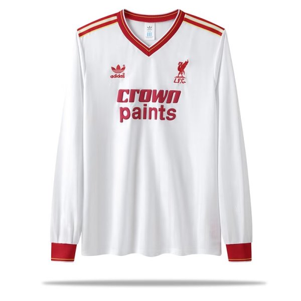 Retro Liverpool 2rd Away  Long SLeeve 1:1 Quality Soccer Jersey  1985-1987