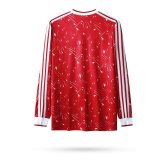 Retro Liverpool Home Long  Sleeve  1:1 Quality Soccer Jersey   1989-1991