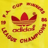 Retro Liverpool 2RD  Away  1:1 Quality Soccer Jersey  1986