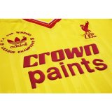 Retro Liverpool 2RD  Away  1:1 Quality Soccer Jersey  1986