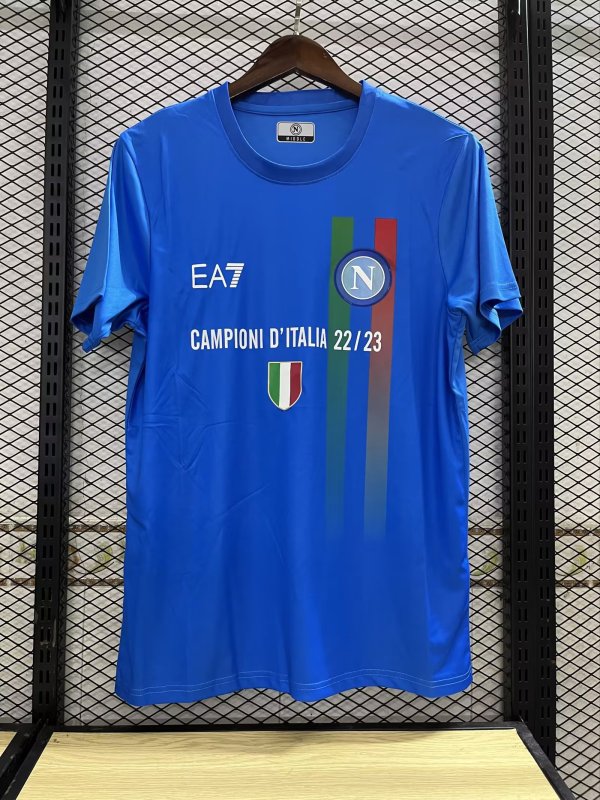Napoli Champions Edition Blue  Fans 1:1 Quality Soccer Jersey   23-24