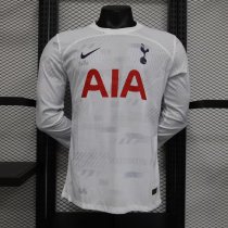 Tottenham Home Long Sleeve Player 1:1 Quality Soccer Jersey    23-24