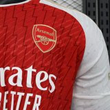 Arsenal  Home Long Sleeve Player 1:1 Quality Soccer Jersey    23-24