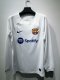Barcelona Away  Long Sleeve Fan 1:1 Quality Soccer Jersey    23-24