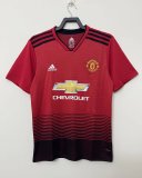 Retro Manchester United Home  1:1 Quality Soccer Jersey  2018 2019