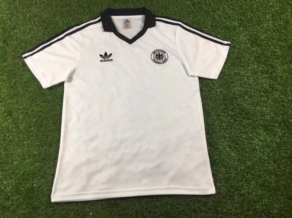 Retro Germany Home 1:1 Quality Soccer Jersey  1980