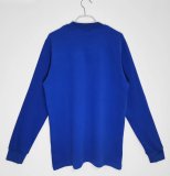 Retro Manchester United  Blue Long Sleeve 1:1 Quality Soccer Jersey  1968
