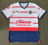 Chivas (Guadalajara )  Away  Fans 1:1 Quality Soccer Jersey  23-24
