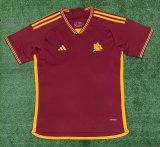 Roma Home Fans 1:1 Quality Soccer Jersey  23-24