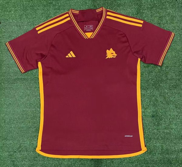 Roma Home Fans 1:1 Quality Soccer Jersey  23-24