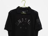 Retro Brazil  Black  1:1 Quality Soccer Jersey   2013-2014