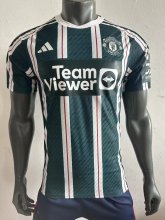Manchester United Away Player 1:1 Quality Soccer Jersey    23-24