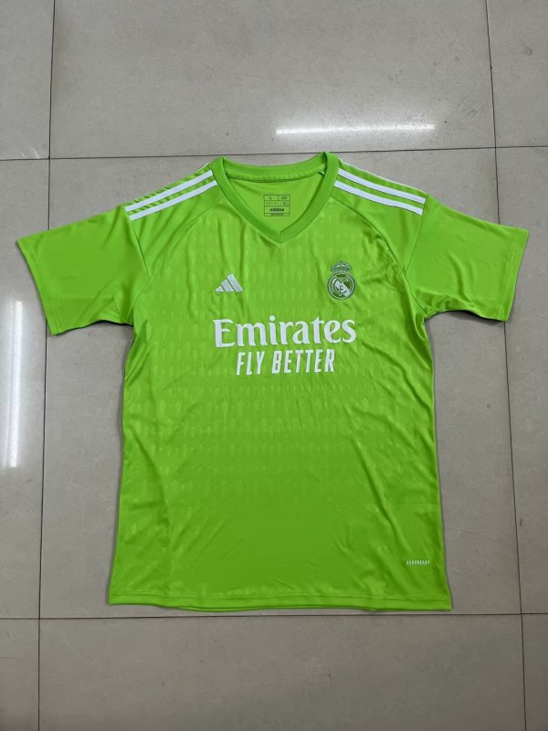 Real Madrid  Goalkeeper  Green Fans  1:1 Quality Soccer Jersey    23-24