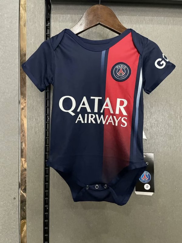 PSG Paris Home   Baby 1:1 Quality Soccer Jersey    23-24