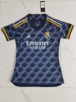 Real Madrid Away  Women Fans 1:1 Quality Soccer Jersey   23-24