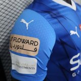 Al Hilal SFC Home Blue Player 1:1 Quality Soccer Jersey   23-24