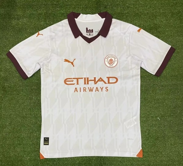 Manchester City Away Fans  1:1 Quality Soccer Jersey    23-24