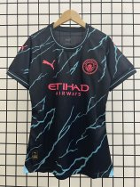 Manchester City Away  Women  1:1 Quality Soccer Jersey   23-24