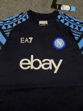 Napoli Black Training   Fans 1:1 Quality Soccer Jersey   23-24