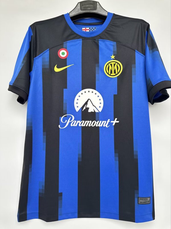 Inter Milan  Home Fans  1:1 Quality Soccer Jersey    23-24