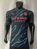 Manchester City Third Away Player  1:1 Quality Soccer Jersey   23-24