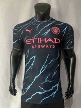 Manchester City Third Away Player  1:1 Quality Soccer Jersey   23-24
