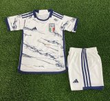 Italy Away Kids 1:1 Quality Soccer Jersey  23-24