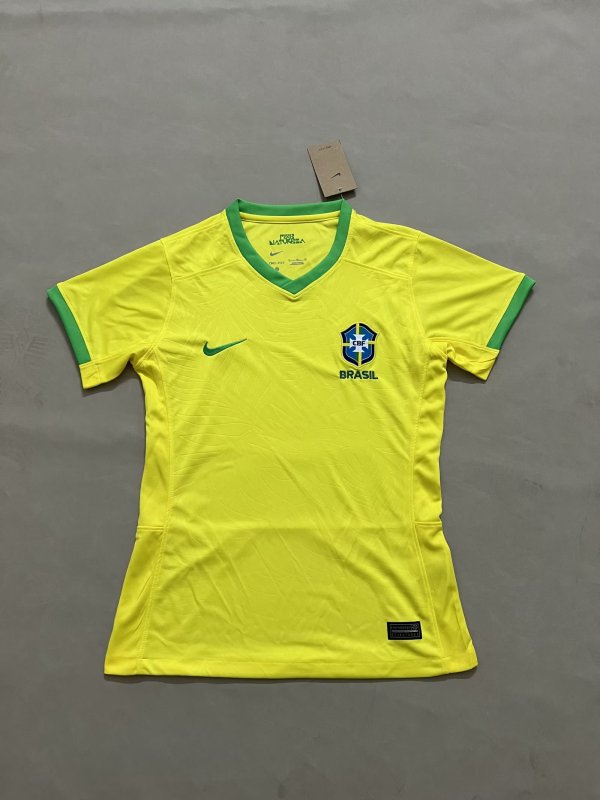 Brazil Home  Women  1:1 Quality Soccer Jersey   23-24