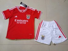 Benfica  home  Kids 1:1 Quality Soccer Jersey   23-24