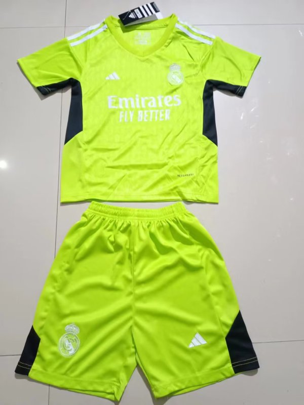 Real Madrid Green Goalkeeper  kids  23-24