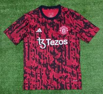 Manchester United Training clothing  Fans 1:1 Quality Soccer Jersey    23-24