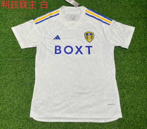 Leeds United Home  Fans 1:1 Quality Soccer Jersey  23-24