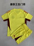 Manchester United goalkeeper yellow Kids  23-24