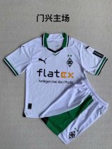 Monchengladbach  Home  kids 1:1 Quality Soccer Jersey  23-24