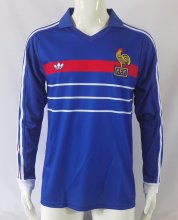 Retro France Home Long Sleeve 1982-1984