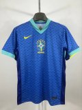 Brazil Away Fans 1:1 Quality Soccer Jersey  24-25