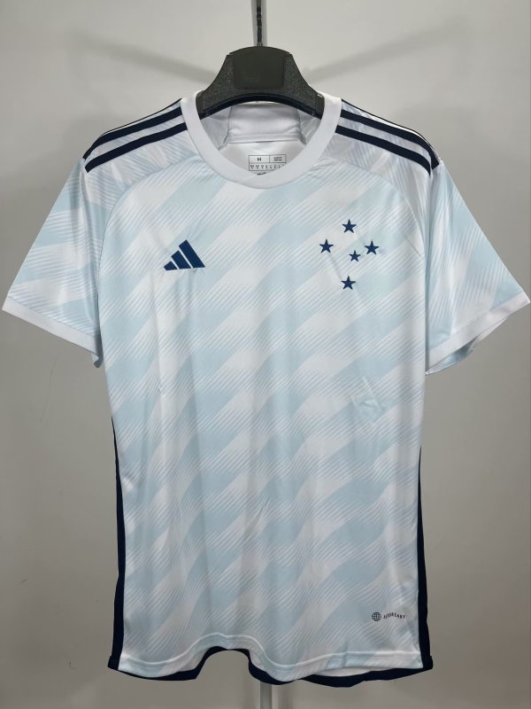 Cruzeiro   Away  Fans 1:1 Quality Soccer Jersey   23-24